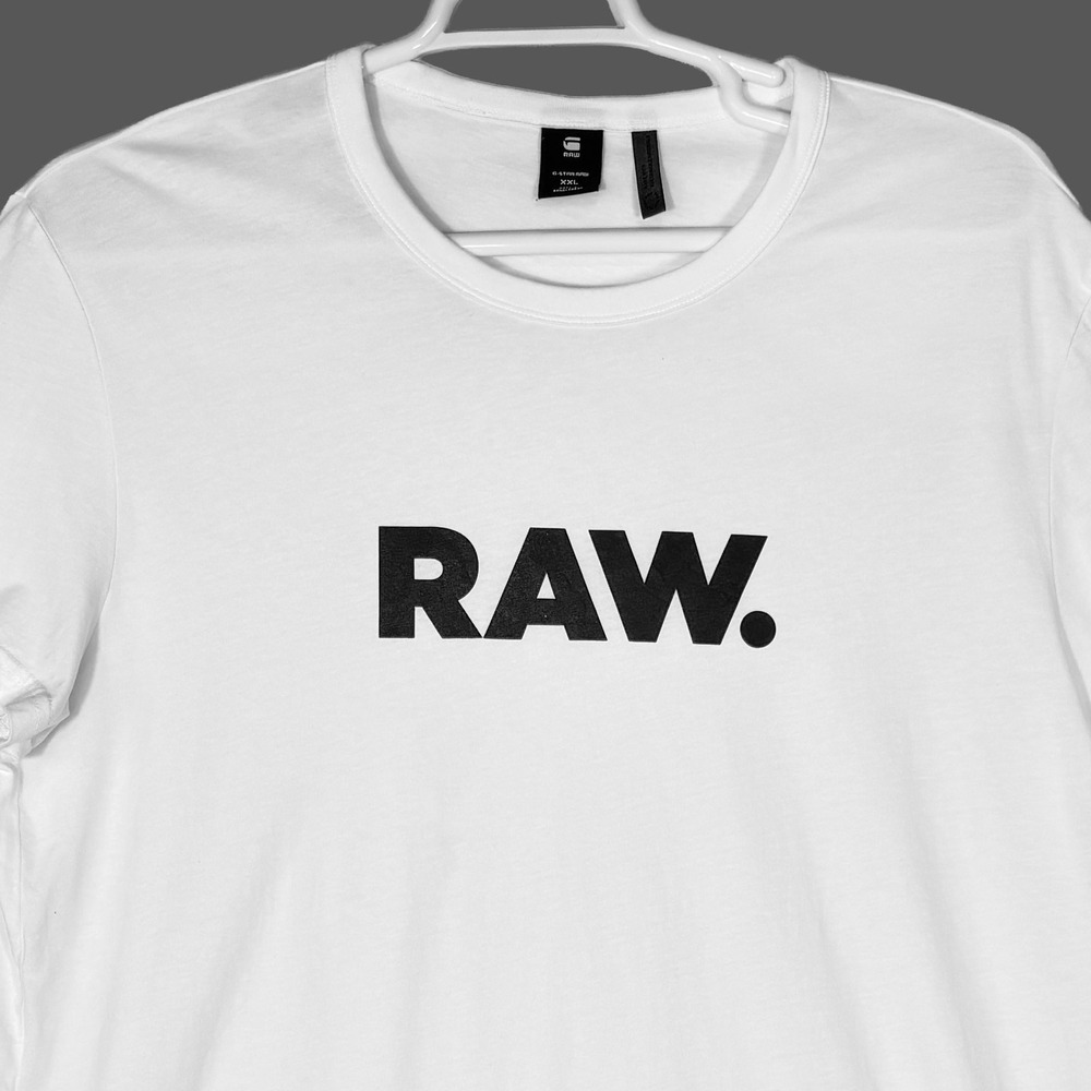 G-Star Raw Mens Raw Graphic Slim Short Sleeve T Shirt XXL Streetwear
